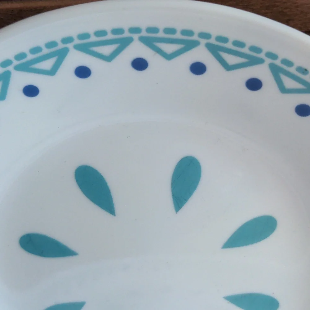 Corelle Santorini Sky Bread Dessert Plates Set of 3